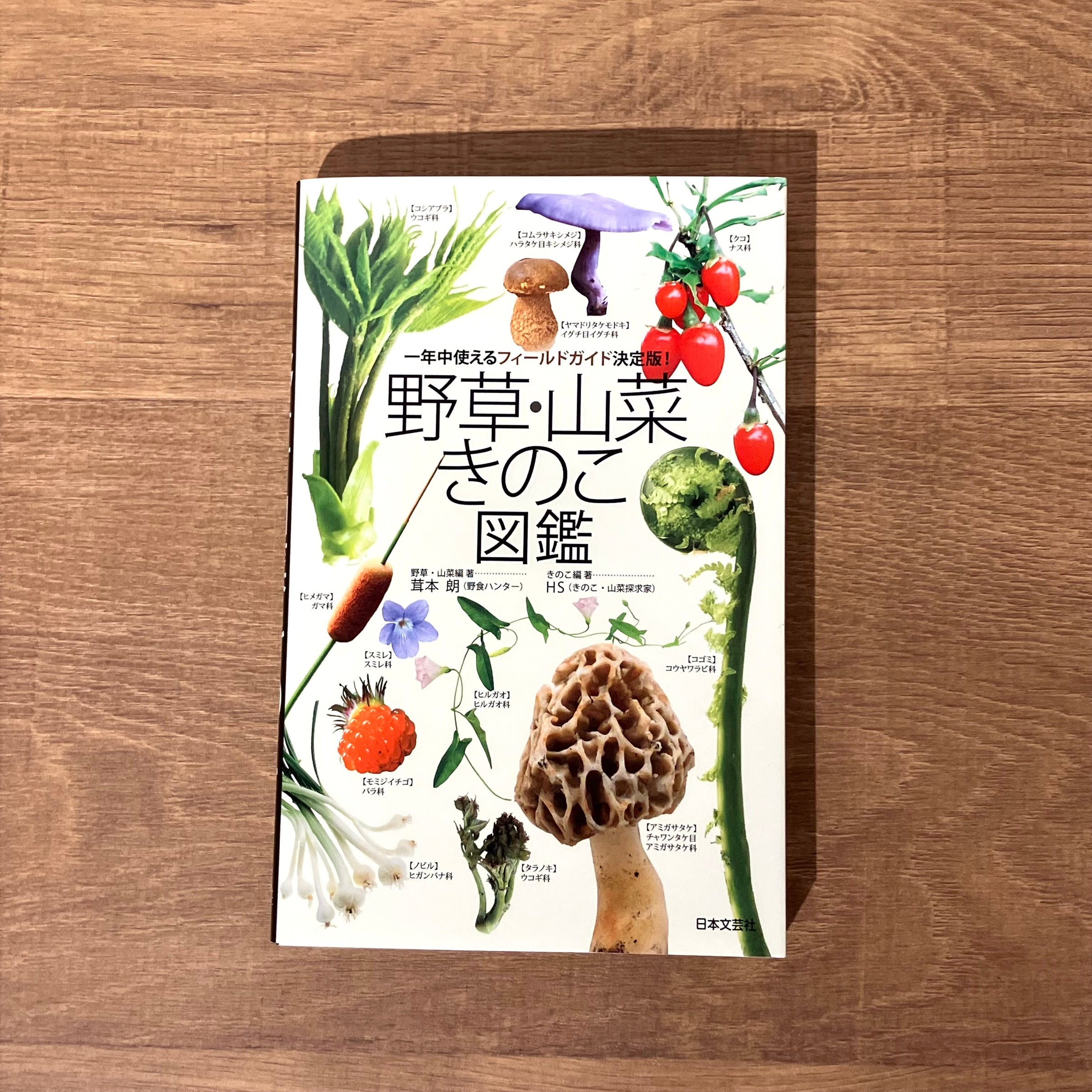 野草・山菜・きのこ図鑑（茸本朗・HS、日本文芸社） | 透明書店 Website